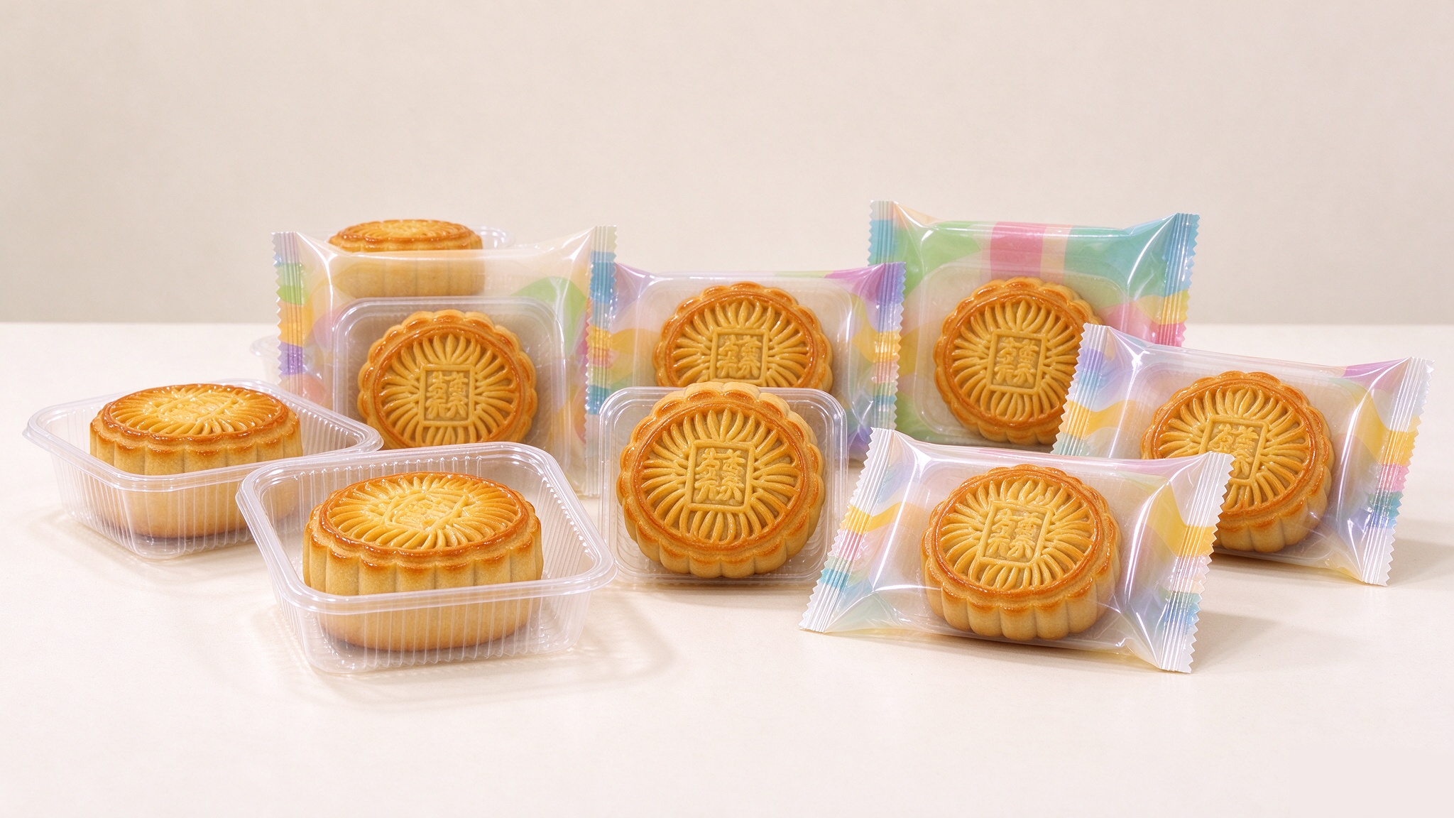 Hoe de Flow Wrap-machine met 6 servo's de Mooncake-verpakkingen verbetert voor het middenherfstseizoen